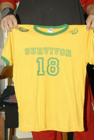 Survivor Brazil 2018 T Shirt 18 Med Near Television Reality Tv Merch