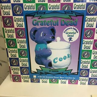 Grateful Dead Purple Bear Cookie Jar