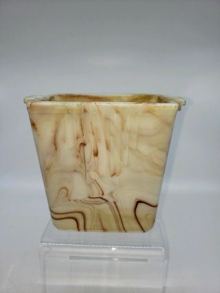 Antique Slag Glass Art/deco Era Vase.