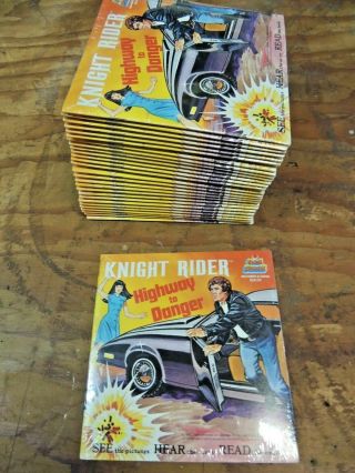Knight Rider ‎Highway To Danger Book & Vinyl,  7 