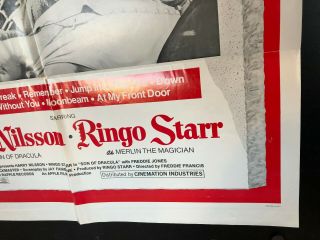 SON OF DRACULA One Sheet 1SH Rock & Roll Movie Poster 27 x 41 Ringo 7