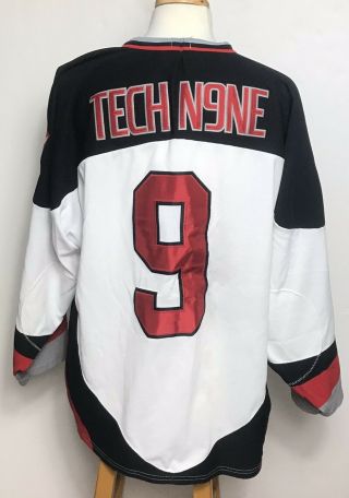 Rare Tech N9ne 9 Rock Band Hockey Men’s Size XL Jersey Made In Canada. 3