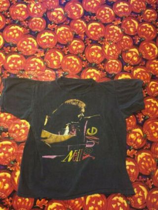 Neil Young And Crazy Horse Garage Tour Vintage T - Shirt 1986