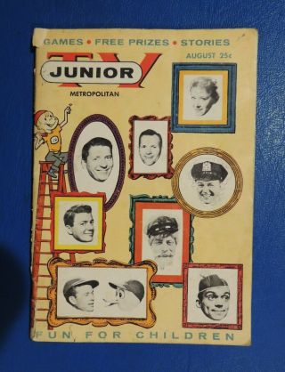 Vintage 1959 Junior Tv Shari Lewis Johnny Jellybean Monty Hall Johnny Andrews