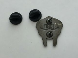 The MF DOOM Hat Pin - Rare 2/100 Oxidized Black 1.  25 
