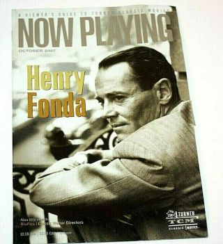 Now Playing Turner Classic Movies Tcm Henry Fonda October 2007