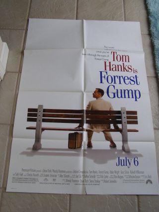 Vintage Movie Poster 1 Sh Forrest Gump 1994 Tom Hanks