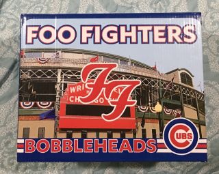 Foo Fighters Chicago Wrigley Field 2018 Bobblehead Set 7/29 7/30 Dave Grohl
