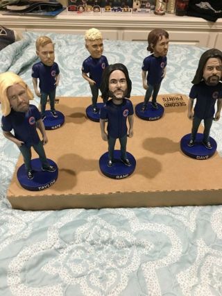 Foo Fighters Chicago Wrigley Field 2018 Bobblehead Set 7/29 7/30 Dave Grohl 2