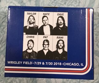 Foo Fighters Chicago Wrigley Field 2018 Bobblehead Set 7/29 7/30 Dave Grohl 4