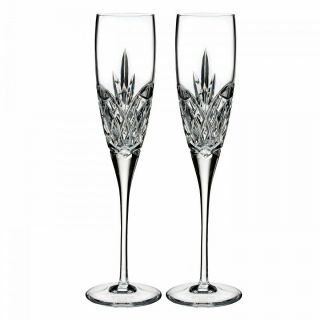 Waterford Forever Set Of 2 Champagne Flutes Bad Box