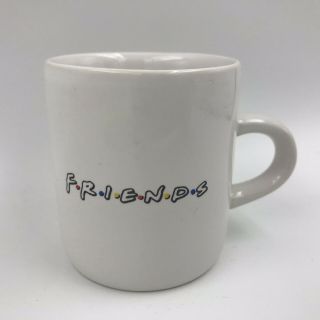 Friends Tv Show White Small Espresso Mini Cup Mug 1995 Warner Bros Vintage