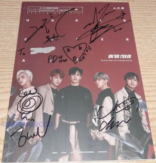 A.  C.  E Ace Under Cover 2nd Mini Album K - Pop Real Signed Autographed Promo Cd