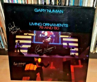 Gary Numan Living Ornaments Signed Box Set Just.  