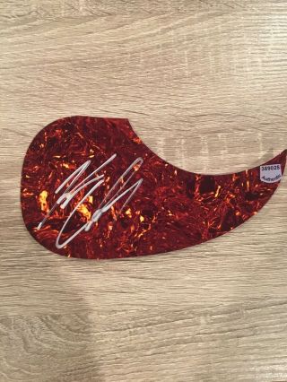 Kenny Chesney Hand Signed Autographed Guitar Pick Guard W/coa