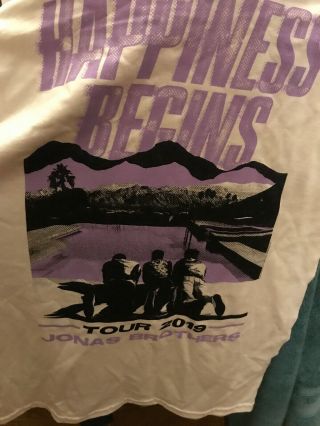 Jonas Brothers Happiness Begins Tour 2019 Long Sleeve Size Small