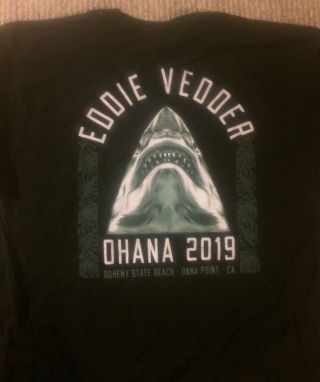 EDDIE VEDDER OHANA FESTIVAL TSHIRT XL EXTRA LARGE 1 OF 3 DESIGNS Pearl Jam SHIRT 2