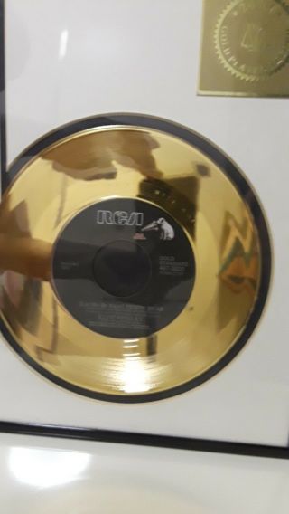 ELVIS PRESLEY 1996 LIMITED EDITION 24K GOLD PLATED RECORD TEDDY BEAR 320/1000 4