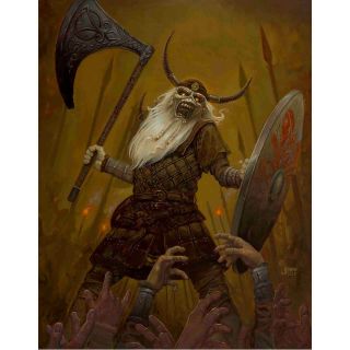 Iron Maiden Viking Eddie Lithograph Jaime Carrillo Licenced Limited Edition