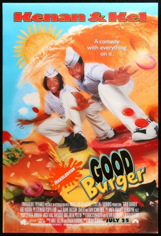Good Burger 2 Sided Movie Poster Nickelodeon Ships