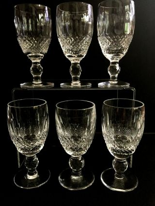 Waterford Colleen 3 Oz.  Cordial Glasses Set Of 6