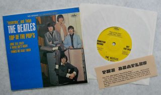 Top Of The POP ' s Beatles NM 45rpm EP record Butcher Yesterday And Today LP 2
