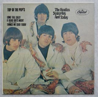 Top Of The POP ' s Beatles NM 45rpm EP record Butcher Yesterday And Today LP 4