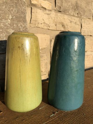 2 Arts Crafts Studio Or Student Pottery Vases Wilbert Heron 2