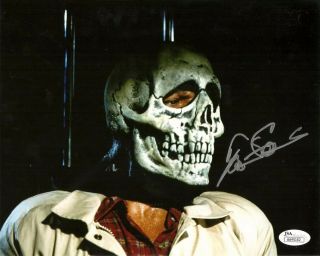 Tom Atkins Signed 8x10 Photo Halloween 3 Season Of The Witch Dr Challis Jsa