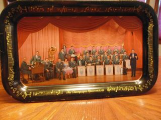 Lawrence Welk " The Champagne Musicmakers " Tray Good