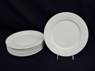 Set Of 10 Studio Tu Emelia Fine Bone China 10 3/4 " Dinner/chop Plates