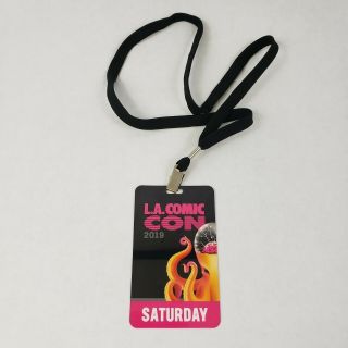 La Comic Con 2019 Exclusive - Saturday Badge With Lanyard