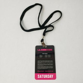 LA Comic Con 2019 Exclusive - Saturday Badge with Lanyard 2