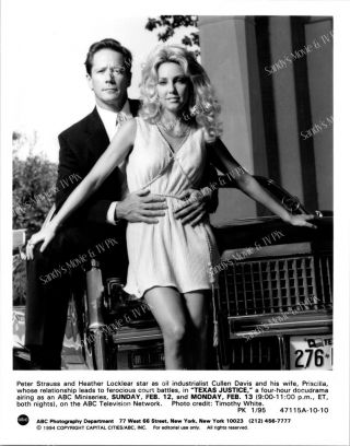 Heather Locklear,  Peter Strauss Tv Photo Texas Justice