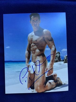 Signed Pietro Boselli 8x10 Autographed Photo Sexy Photo Teacher 4 Beach
