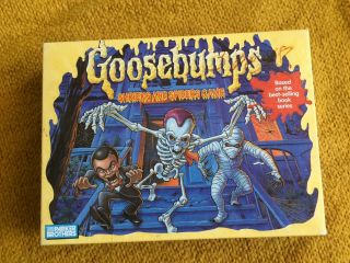 Vintage Goosebumps Shrieks And Spiders Board Game 1995 R.  L.  Stine Halloween