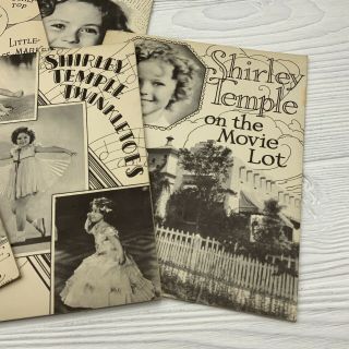 Vintage 1936 Shirley Temple Autobiography Movie Photo Pamphlet Book Set 3