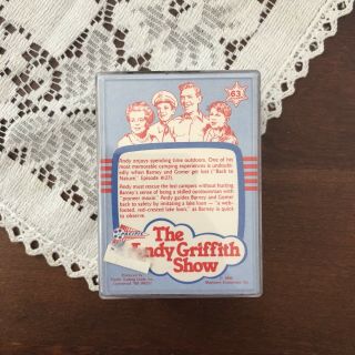 Andy Griffith Show Series 1 Trading Sports Cards Set 110 Cards In Clear Case 3
