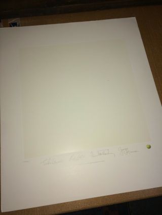 The Beatles " White Album " Apple Lithograph Art Print Special