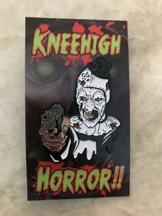 Knee High Horror Art The Clown Terrifier Horror Enamel Pin