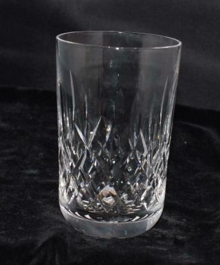 Set Of 2 Waterford Crystal Lismore 12 Oz Flat Tumbler / Water Glasses - 5 " H - Exc
