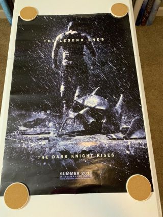 Batman: Dark Knight Rises Movie Poster 27 " X 40 " Ds/rolled - 2012 - Dc