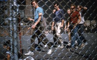 West Side Story Rare Camera 35mm Transparency Slide Gang By Chain Fence