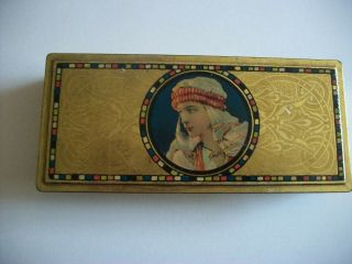 Rudolph Valentino Antique Candy Tin By Canco Beautebox