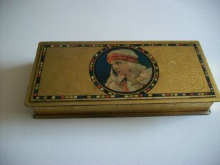 Rudolph Valentino Antique Candy Tin by Canco Beautebox 6