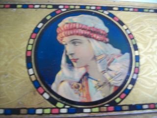 Rudolph Valentino Antique Candy Tin by Canco Beautebox 7