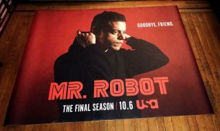 Mr Robot Usa Network Tv 5ft Subway Poster Rami Malek Elliot Final Season 4 2019