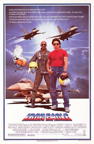 Iron Eagle (1986) Movie Poster - Rolled