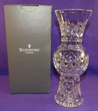 Waterford Crystal 10 " Madeline Vase 128007 Signed