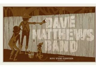 Dave Matthews Band Poster 2012 Louisville Kentucky Signed & Numbered /515 Rare